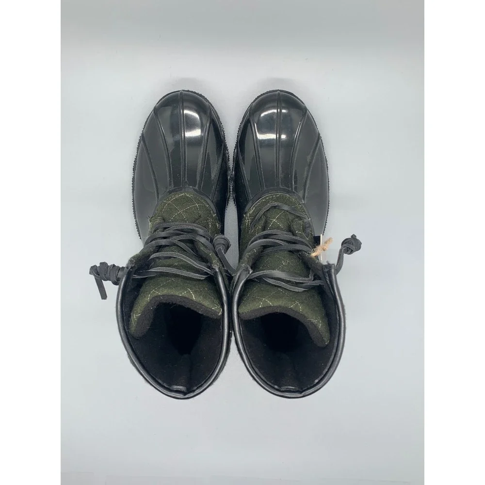 Seven7 green quilted